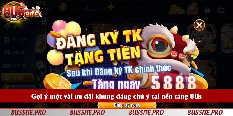 Ưu đãi hấp dẫn tại 8US